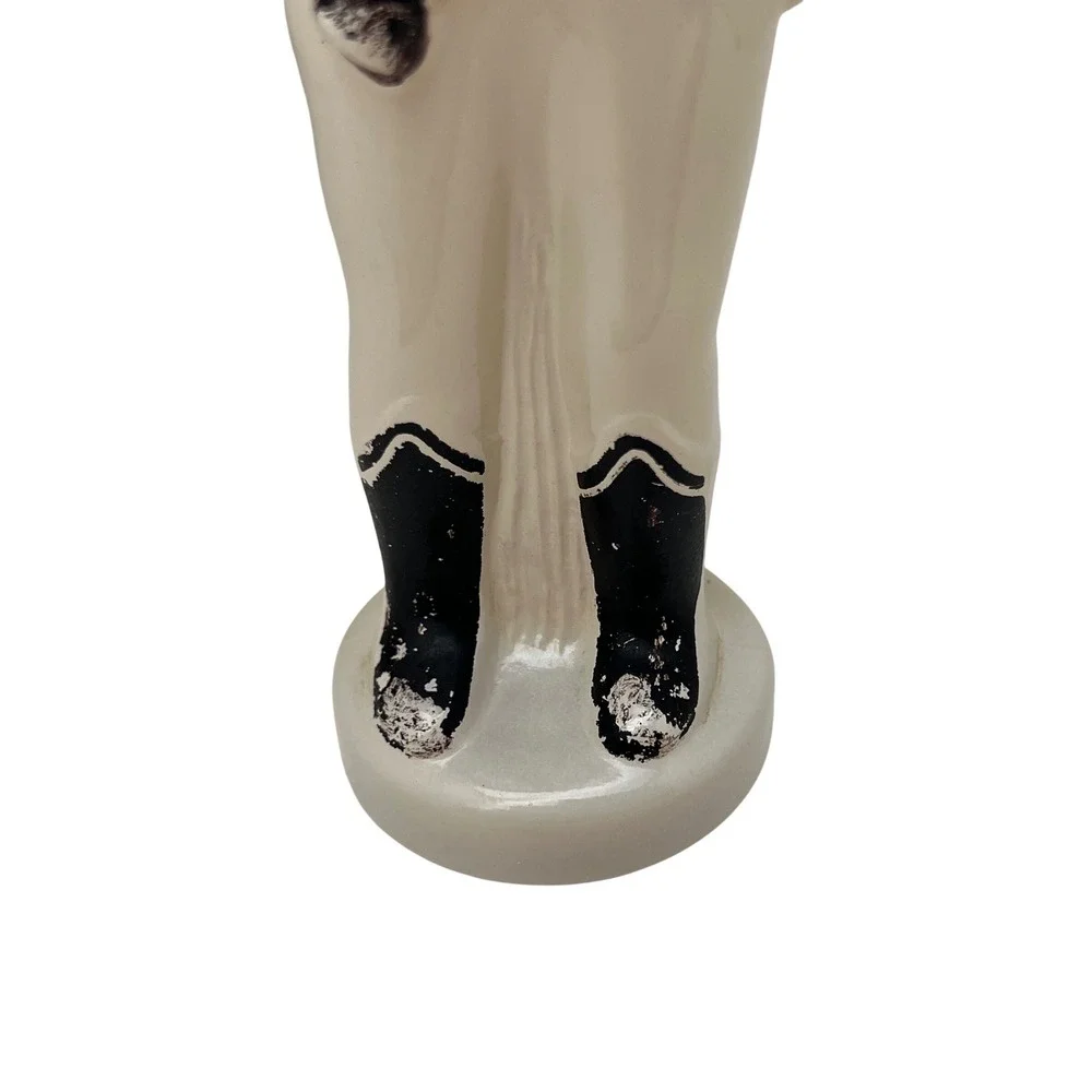 Decanter Soldier Revolutionary War Theme Ceramic Large Vintage Barware Decor